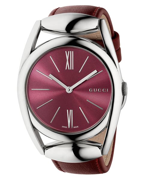 red gucci horsebit watch|gucci horsebit 1955.